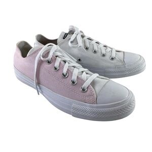 Converse Women’s AllStar Custom Color Pink‎ & White Low-Top Sneakers Sz 10